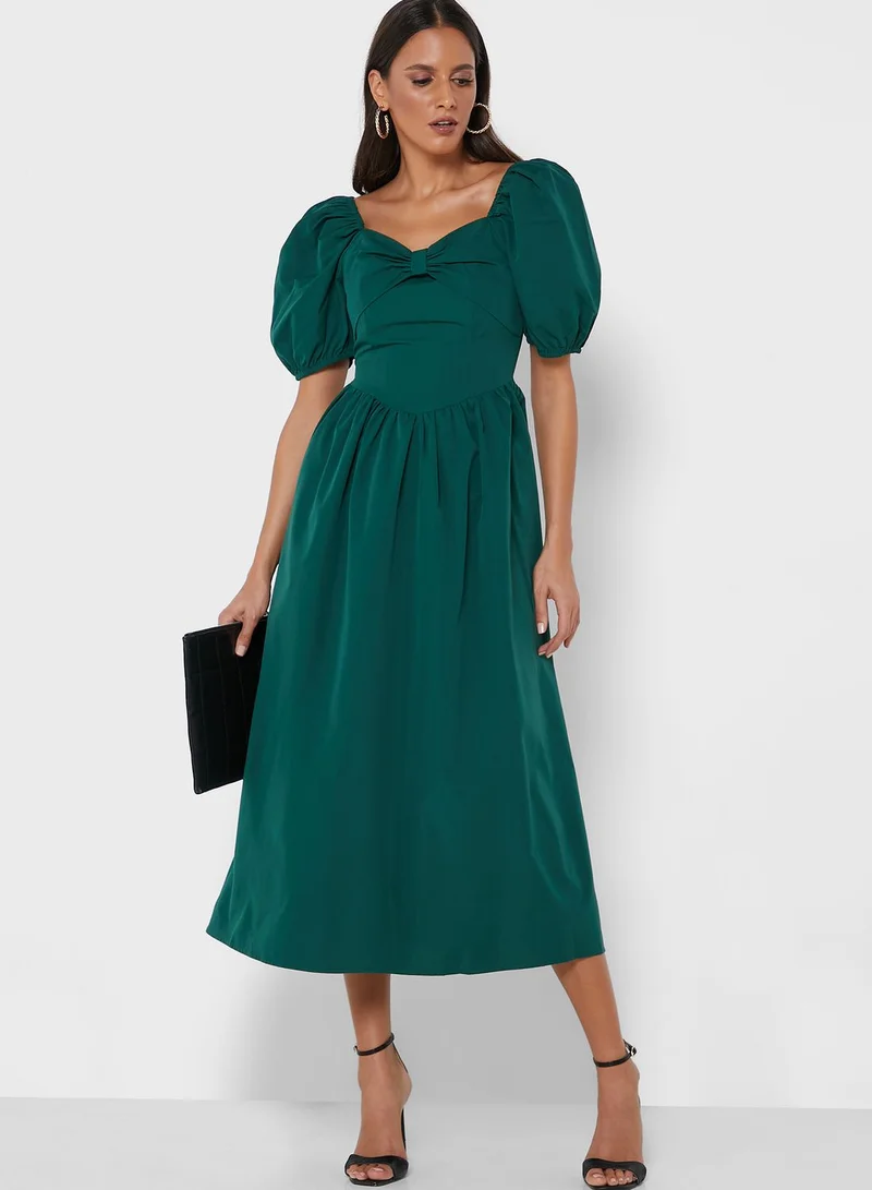 ELLA Puff Sleeve Dress