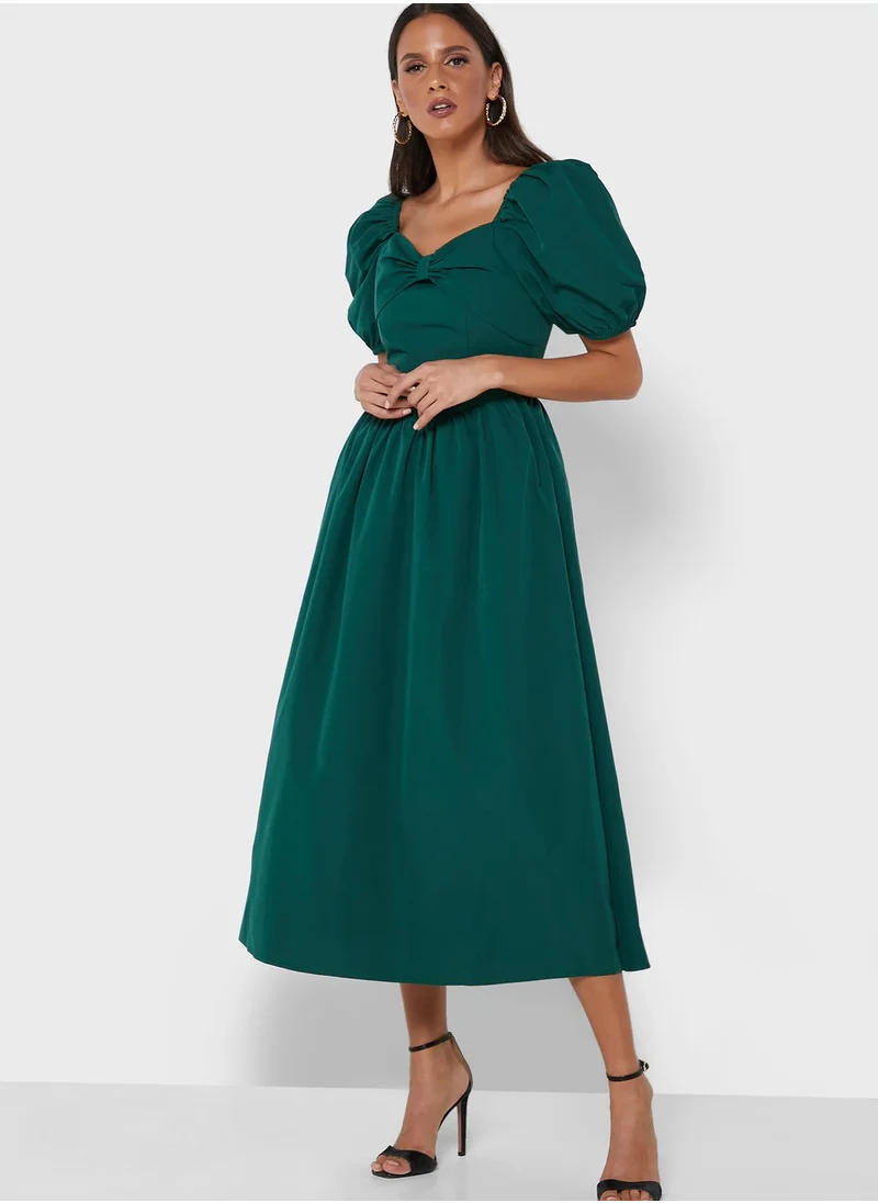 ELLA Puff Sleeve Dress