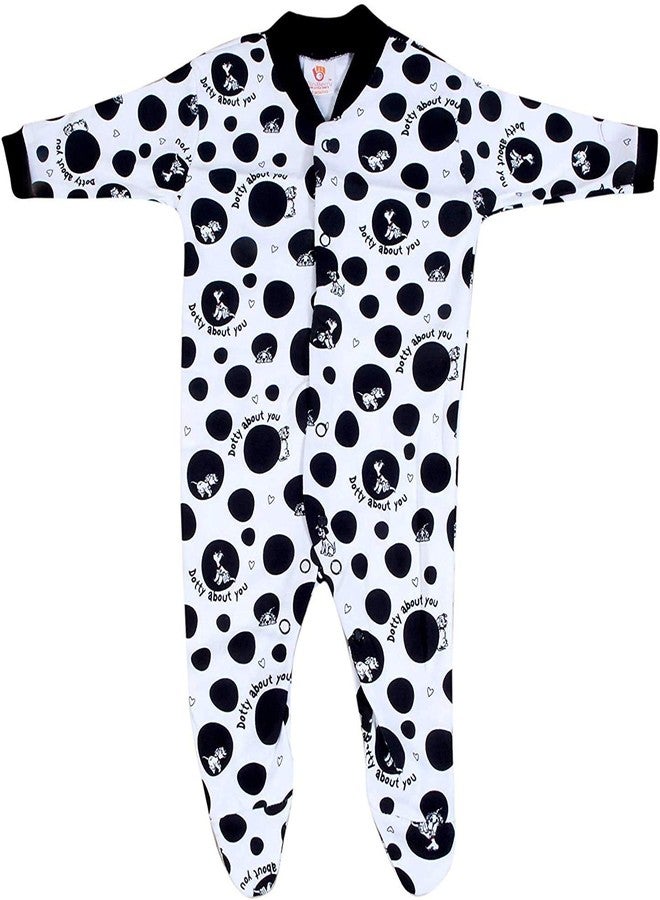 ميني بيري طقم ملابس نوم للأطفال من ميني بيري بورن، متعدد الألوان، بأكمام طويلة، قطعة واحدة، للأولاد والبنات، عبوة من 3 قطع (3-6 أشهر، أسود) - Image 2