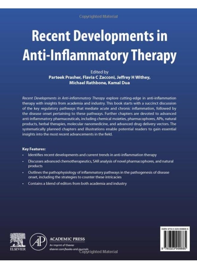 Recent Developments in Anti-Inflammatory Therapy