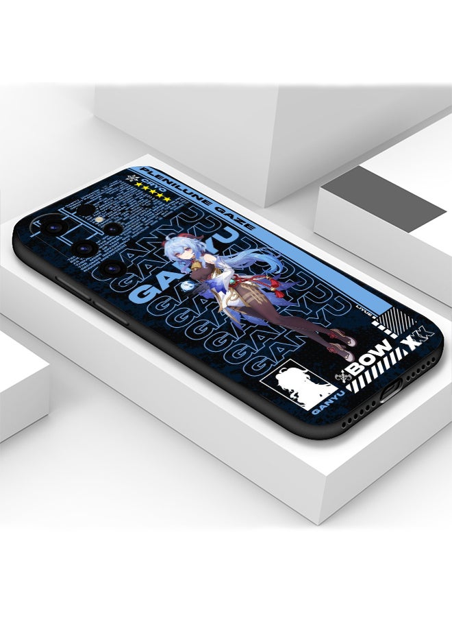 Generic - Protective Shockproof Case Cover For Samsung Galaxy S24 Ultra 5G Ganyu Genshin Impact Drawing - Image 1