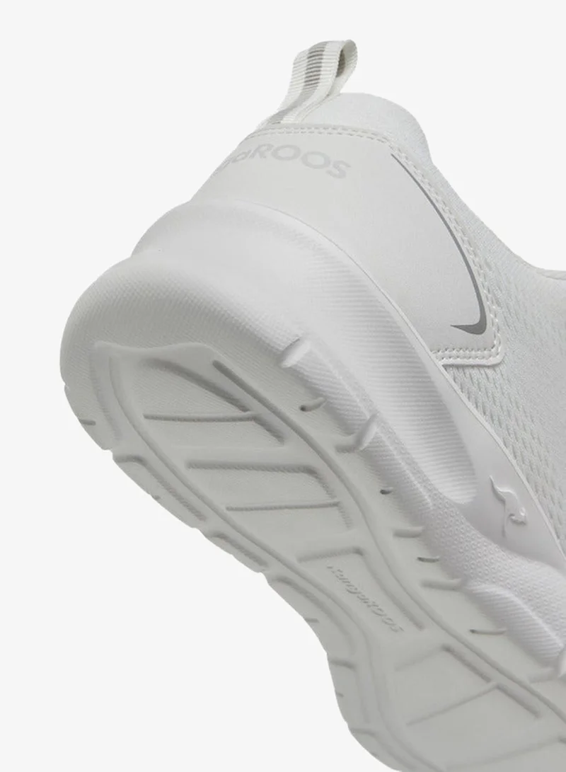 kangaROOS WHITE Women's Panelled Lace-Up Sports Shoes for Women | Best Price UAE