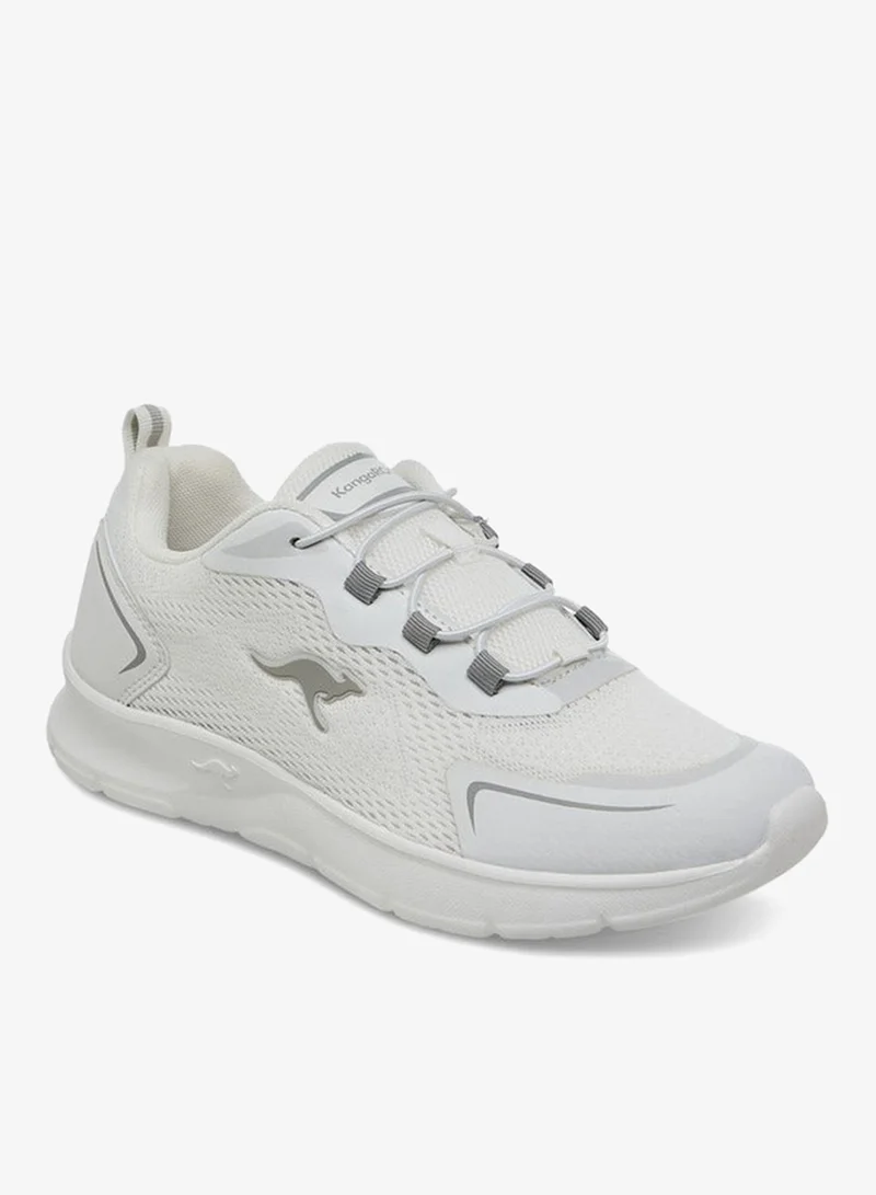 kangaROOS WHITE Women's Panelled Lace-Up Sports Shoes for Women | Best Price UAE