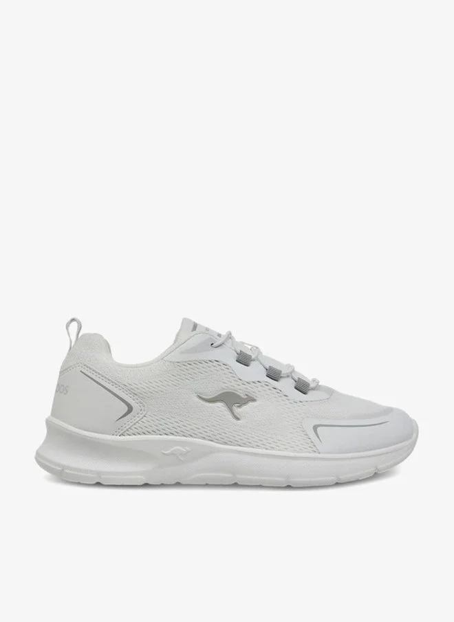 kangaROOS WHITE Women's Panelled Lace-Up Sports Shoes for Women | Best Price UAE