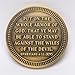 Leabet Armor of God Christian Challenge Coin DoubleSided Zinc Alloy Collectible with Antique Finish Featuring Ephesians 611 Scripture and Knight in Full Armor - Image 4