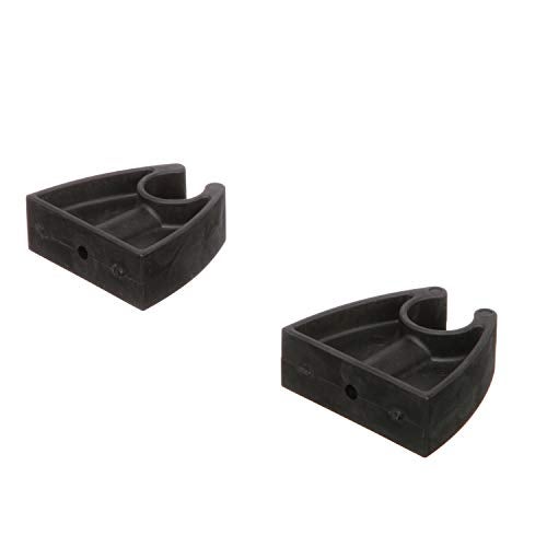 Attwood 7571L7 Pole Light Storage Clip, Holds ¾-Inch-Diameter Poles, 2 Inches L x 1 ½ Inches H, Black Plastic - Image 2