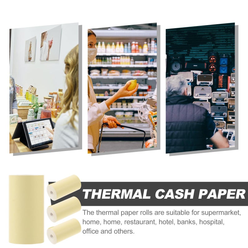 Multipurpose Thermal Paper Rolls 5 7x3 Inches 4pcs For Receipt Printer And Credit Card Machine - Image 4
