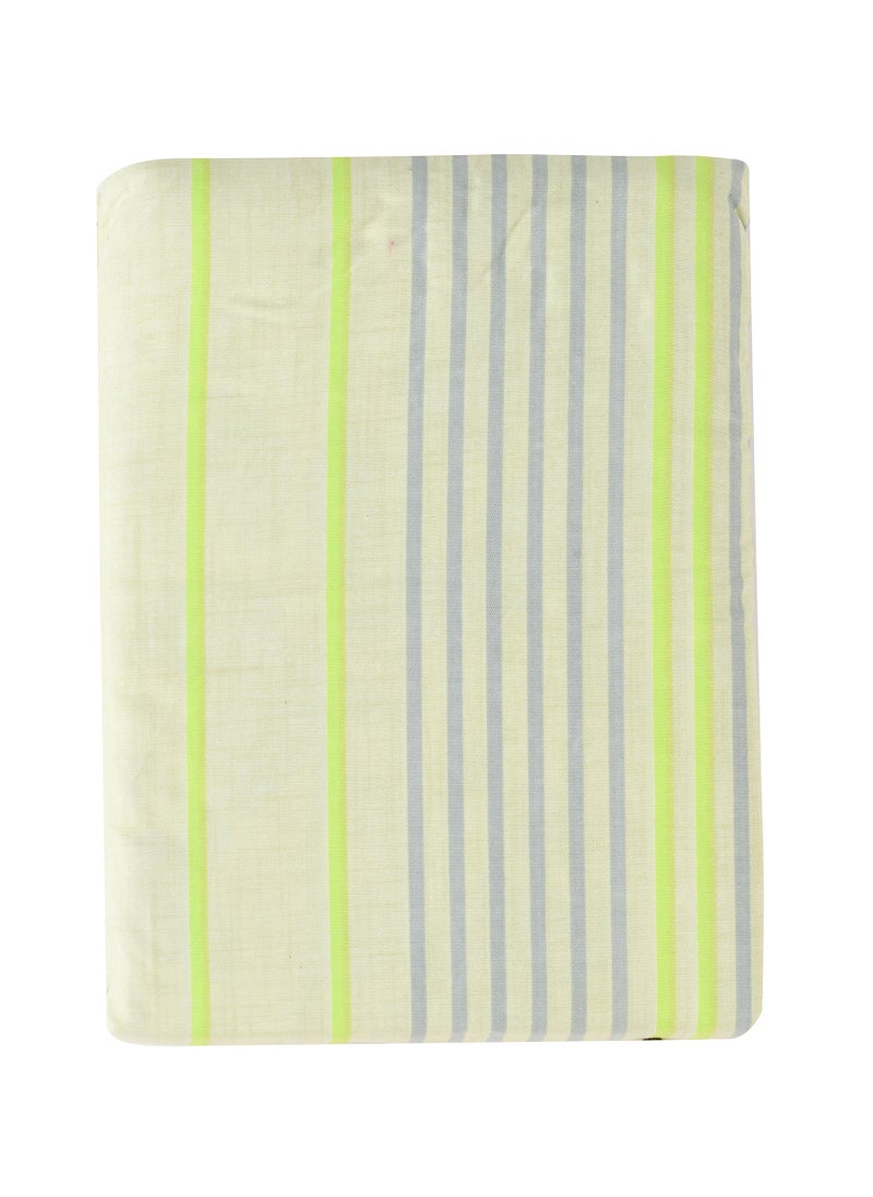 Dream Decor Soft and Durable Fitted Bed Sheet Set - 100% Polyester with 2 Pillow Case 180x200x25 cm King Size  - Image 3