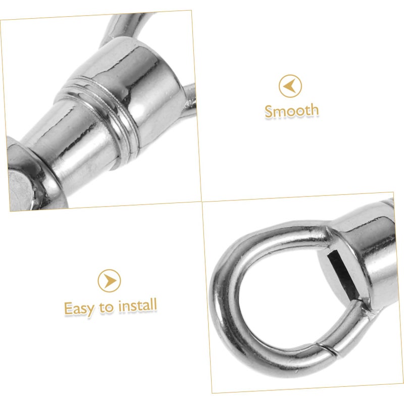 Stainless Steel Pendant Clasp Buckle For Jewelry Making Bracelets Necklaces Silver - Image 4