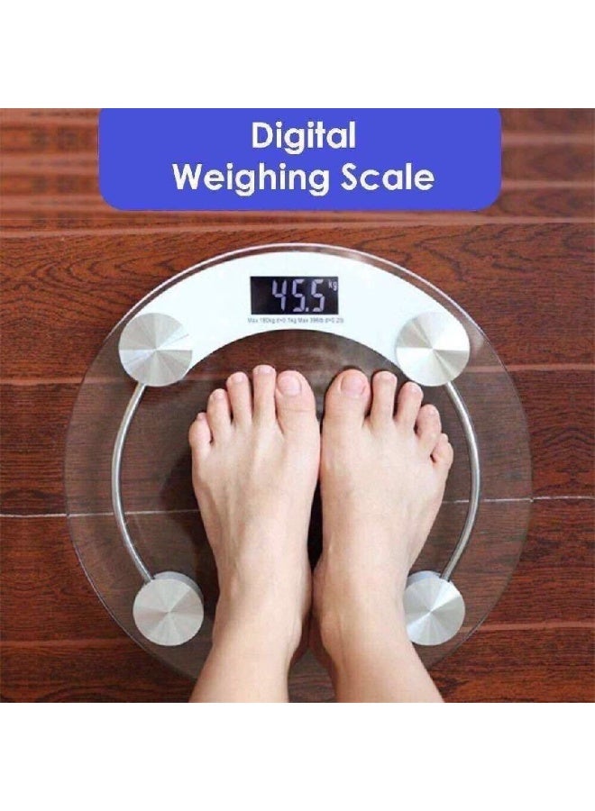 NAMA Personal Digital Scale Up To 180 Kg Equipped With An Lcd Screen And Durable Glass - Image 2