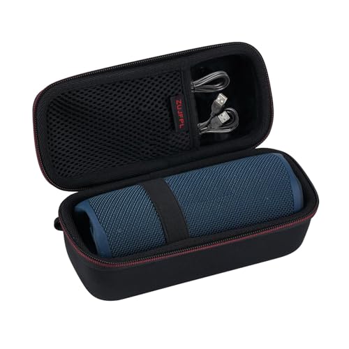 ZUJFPL EVA Hard Case for JBLFlip7 65 Waterproof Portable Bluetooth Speaker Fit for JBL Flip 4 Premium Travel Protecrive Carrying Storage BagBlack - Image 1