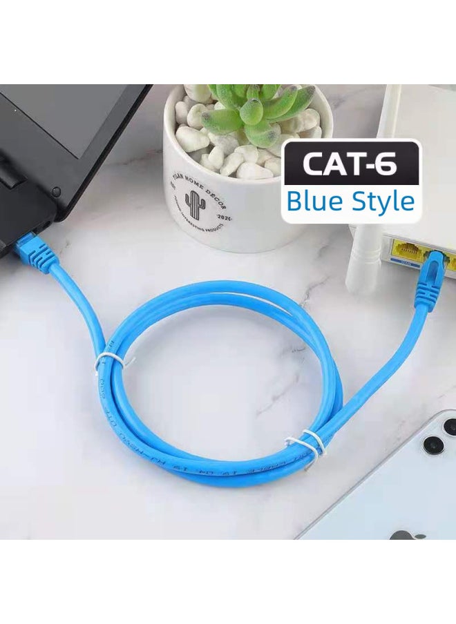 Generic Cat6 Ultra-class Ethernet Cable Gigabit Finished Product For Home Use Router Jumper Computer Broadband Network Cable-Color:Classic Black-Line Length:90m  - Image 4