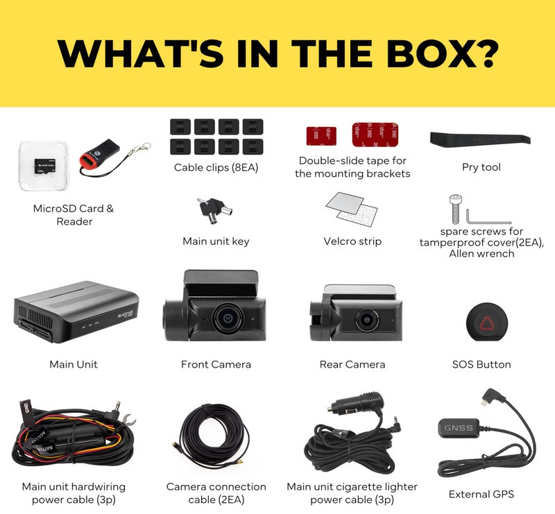 BlackVue DR970X Box-2CH Plus Dash Cam 64GB | Secure Box Unit + 2 Small Cameras (4K-Full HD), STARVIS 2 Sensor, Parking Mode, Up to 512GB, Wi-Fi, GPS, Cloud Features, Optional LTE - Image 5