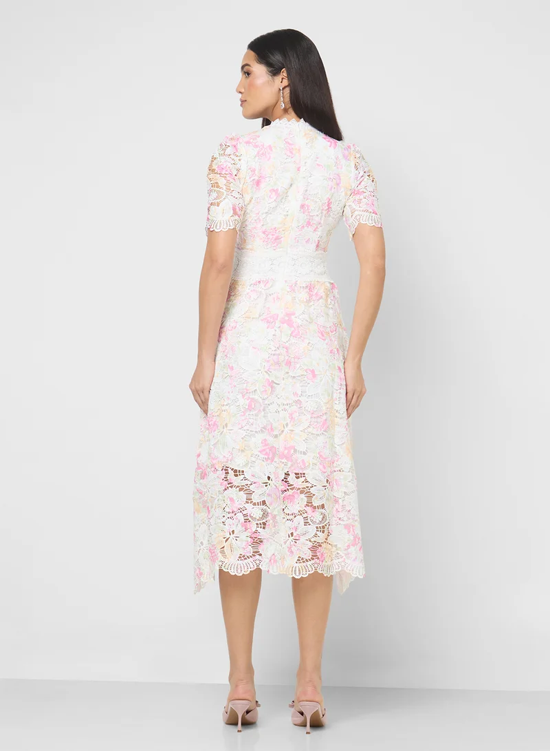 ELLA Floral Lace Dress
