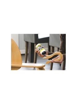 UHU UHU HOLZLEIM WASSERFEST WOOD GLUE, D3 Water Resistant White Glue - Suitable For All Bonding Common Types Of Wood, Bottle, 250 G, Dries Transparent, Adhesive For DIY, Building, Repair And Model Making  - Image 2