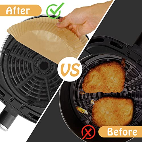 SIUDANGKA Air Fryer Liners for Ninja Air Fryer, 100 Pcs Disposable Paper Liner for most 4-8QT AirFryer - Image 5