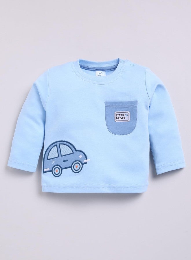 Dollar Junior Tiny Crews Baby Boys Casual T-Shirt Pant Set,6-9M - Image 3