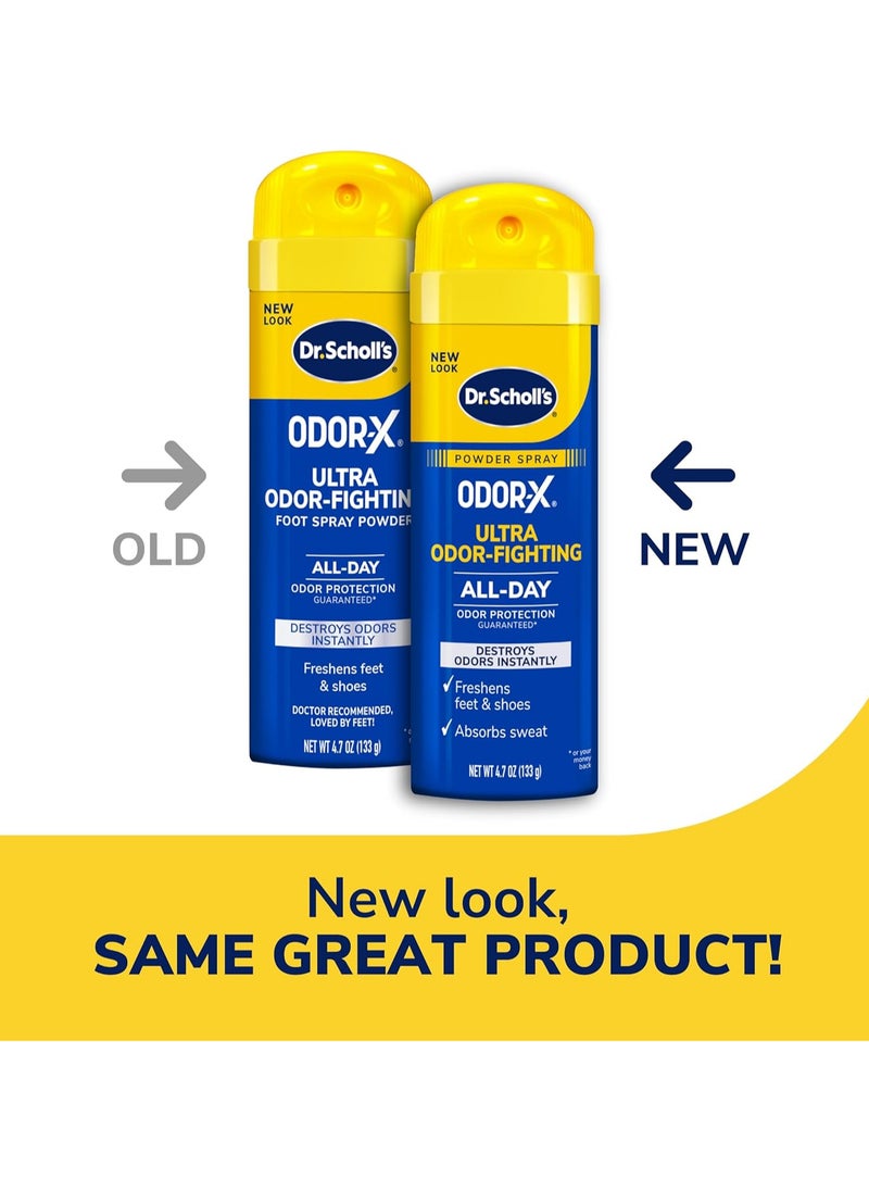 Dr. Scholl's Dr. Scholl's OdorX Ultra Odor Fighting Foot Spray Powder 4.7oz  - Image 2