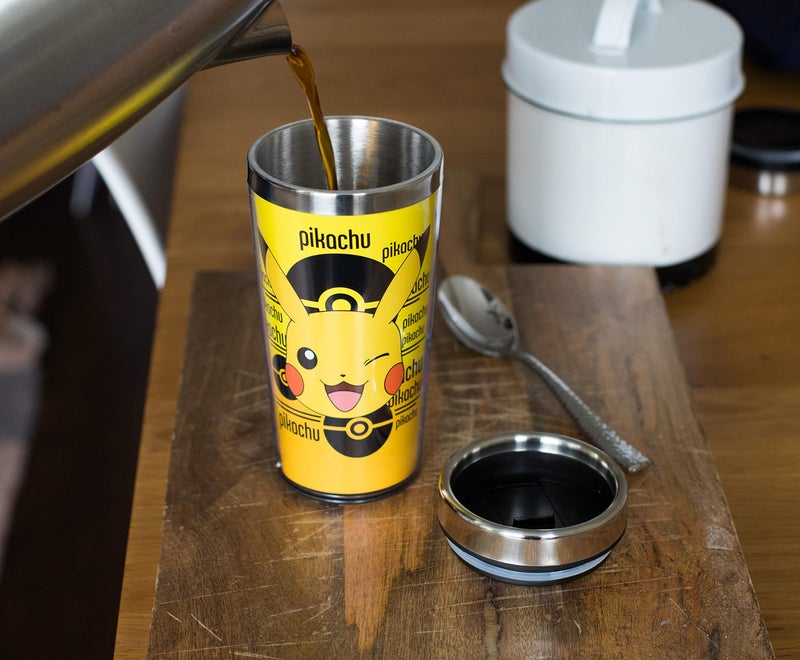 Pokemon Pikachu Travel Mug With Stainless Steel Lid  16 Ounces - Image 5