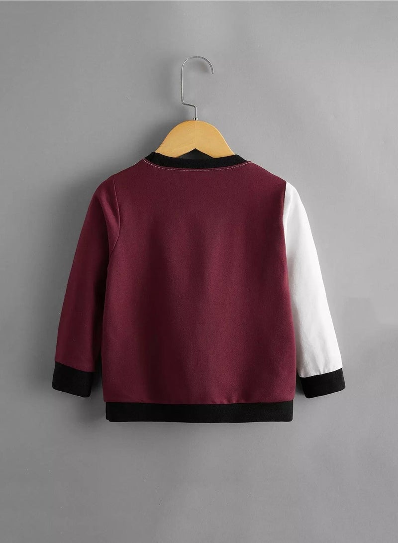 Toddler Boys Cut And Sew Sweatshirt  - Image 2