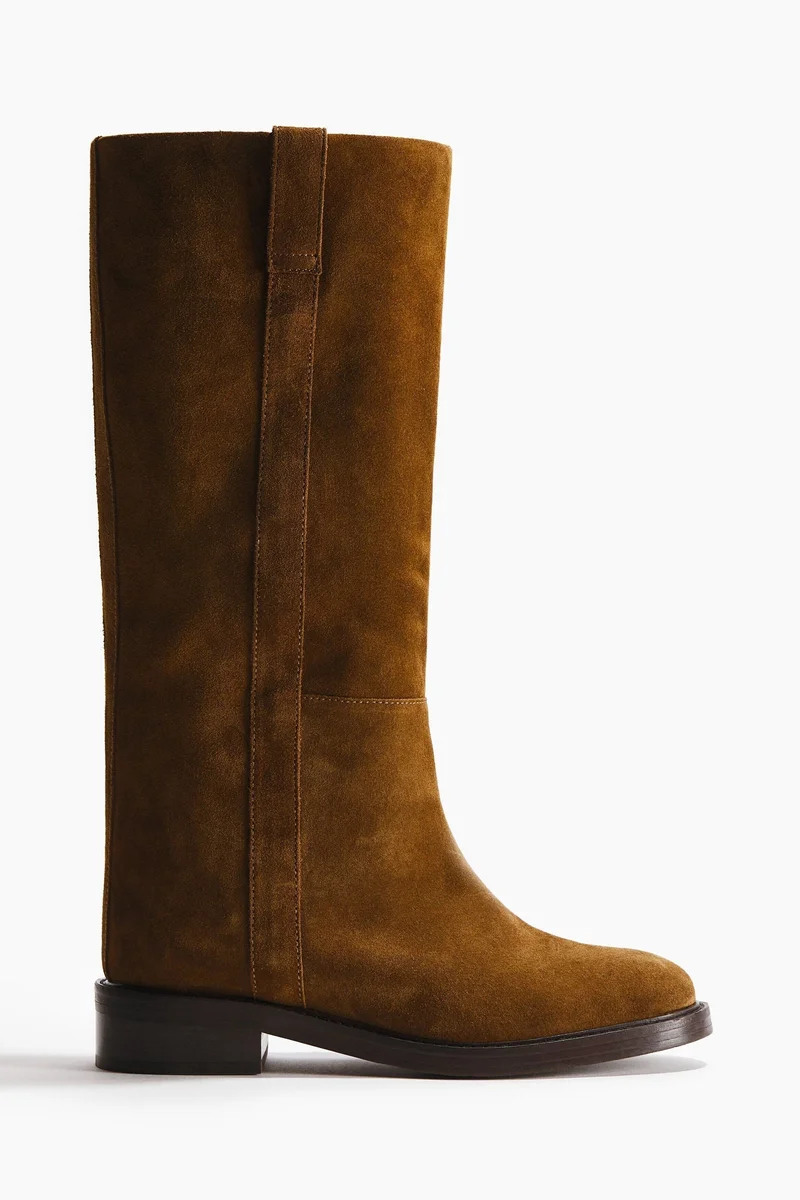 H&M Knee-high suede boots