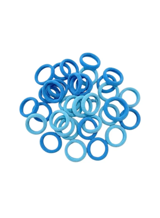 Bidani Ultimate Daily Essentials Hair Band Sets – Blue-Color 50pc Packs
