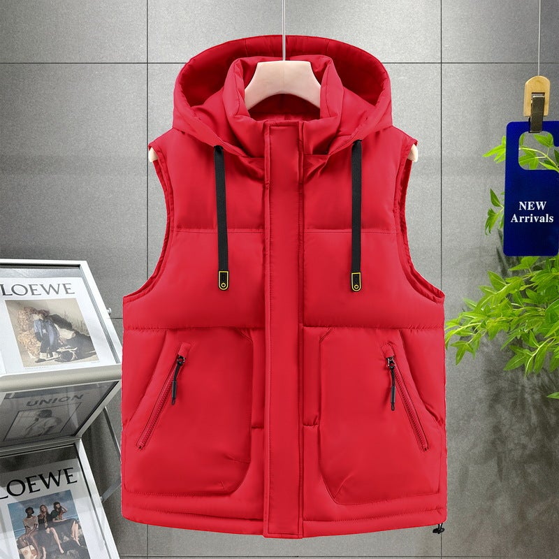 Waistcoat Thickened Leisure Men'S Waistcoat Fashion Waistcoat Sleeveless Plus Size 5519 - Image 2