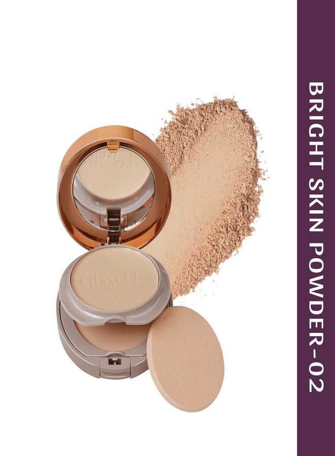 Glam 21 Glam21 Duo Finish, 2-in-1 Compact Powder (CP8001)| Smooth Satin Texture | Long-lasting Mate Finish| All Skin Type | Natural Beige-02 - Image 3