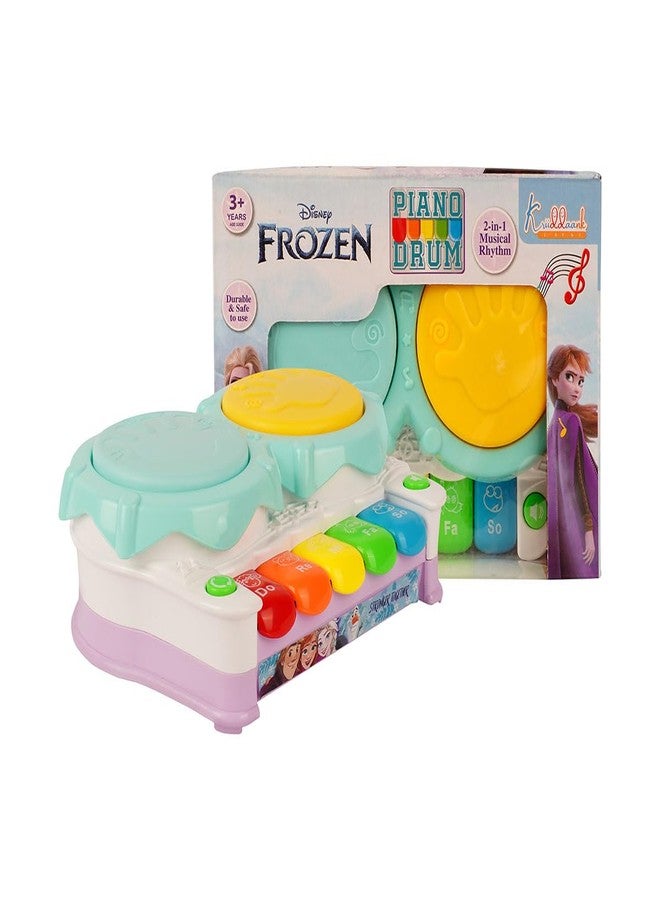Kriiddaank Frozen Theme Piano Drum - Elsa & Anna Electronic Music Kit for Kids | Fun & Educational Toy for Kids | Safe, Engaging & Interactive Play - Image 5