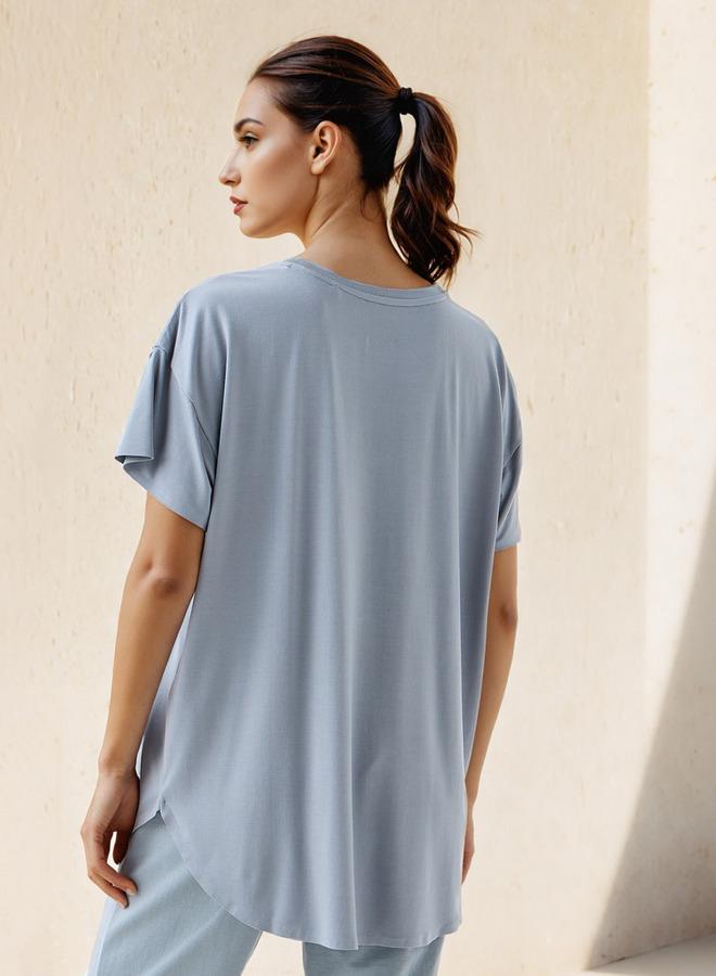 Active Round Neck Boxy T-shirt - Image 3