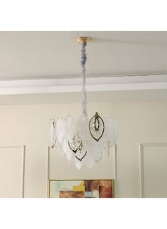 DANUBE HOME Danube Home Maples Crystal Chandelier For Bedroom| 12- Lights Indoor Lighting Fixture With E14 Socket| Metal Frame With Clear Finish| Hanging Lights|Ceiling Lights| L60xW60xH45cm (1 Year Warranty)  - Image 5