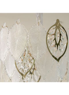 DANUBE HOME Danube Home Maples Crystal Chandelier For Bedroom| 12- Lights Indoor Lighting Fixture With E14 Socket| Metal Frame With Clear Finish| Hanging Lights|Ceiling Lights| L60xW60xH45cm (1 Year Warranty)  - Image 2