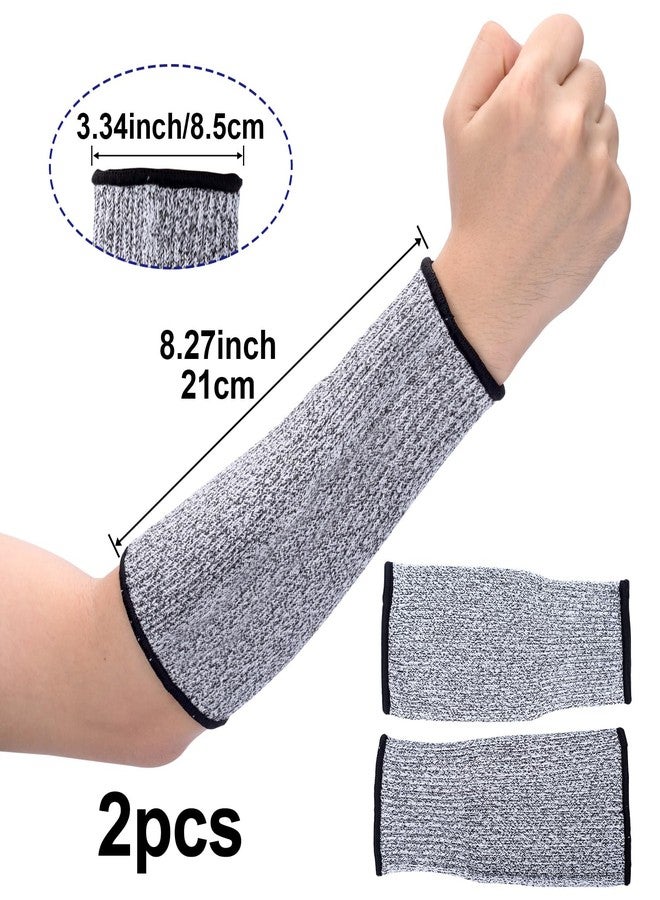 ANCIRS 21cm Cut Resistant Sleeves for Arm Protection, Dog Bite Safety Arm Sleeves, Gardening Sleeves for Thin Skin and Sun Exposure, Protective Forearm Covers for Kitchen (3.34"x8.27", 1 Pair) - Image 2
