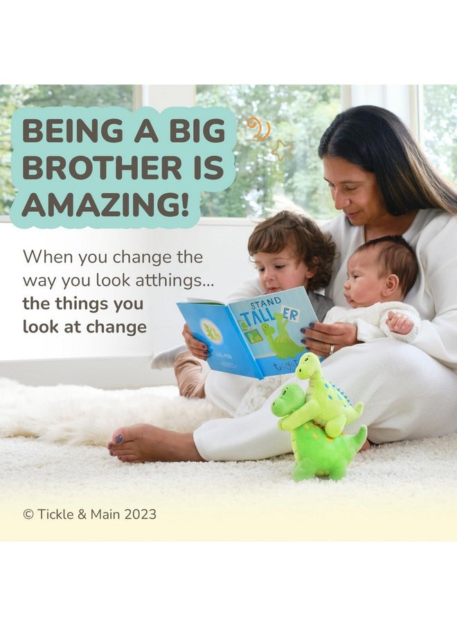 Tickle & Main Tickle & Main 3 Piece New Big Brother Gift for Boys, Includes Big Brother/Little Brother Dinosaur Stuffed Animals with Storybook, Ideal for Announcing a New Sibling, Educational and Engaging  - Image 5