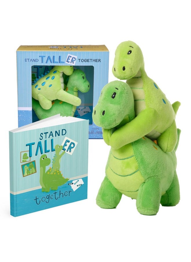 Tickle & Main Tickle & Main 3 Piece New Big Brother Gift for Boys, Includes Big Brother/Little Brother Dinosaur Stuffed Animals with Storybook, Ideal for Announcing a New Sibling, Educational and Engaging  - Image 1