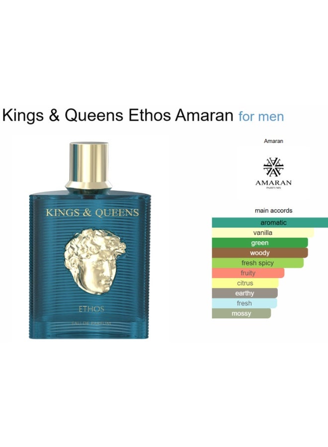 عماران كينجز اند كوينز ايثوس للرجال او دي بارفان 100 مل - Image 3