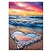 PPuzzling Beach Puzzles for Adults 1000 Pieces Ocean Sunset Heart Jigsaw Puzzle Colorful Marine Love Puzzle - Image 4