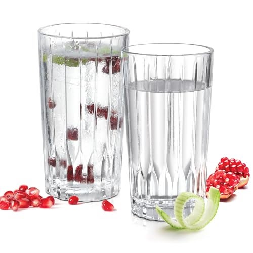 Treo by Milton Linea Glass Tumbler I Premium Glass Set of 6 for Water, Cold Drink I Perfect for Home, Restaurants and Parties. 290 ml - Image 3