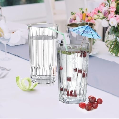 Treo by Milton Linea Glass Tumbler I Premium Glass Set of 6 for Water, Cold Drink I Perfect for Home, Restaurants and Parties. 290 ml - Image 5