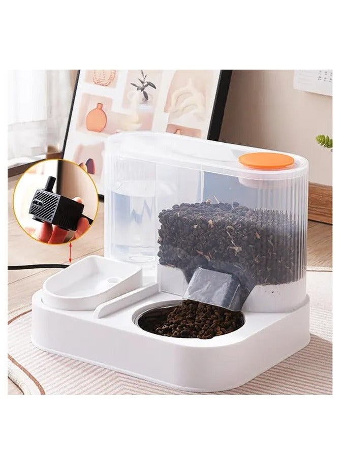 Food Dispenser with Water Container 2 in 1  - Image 1