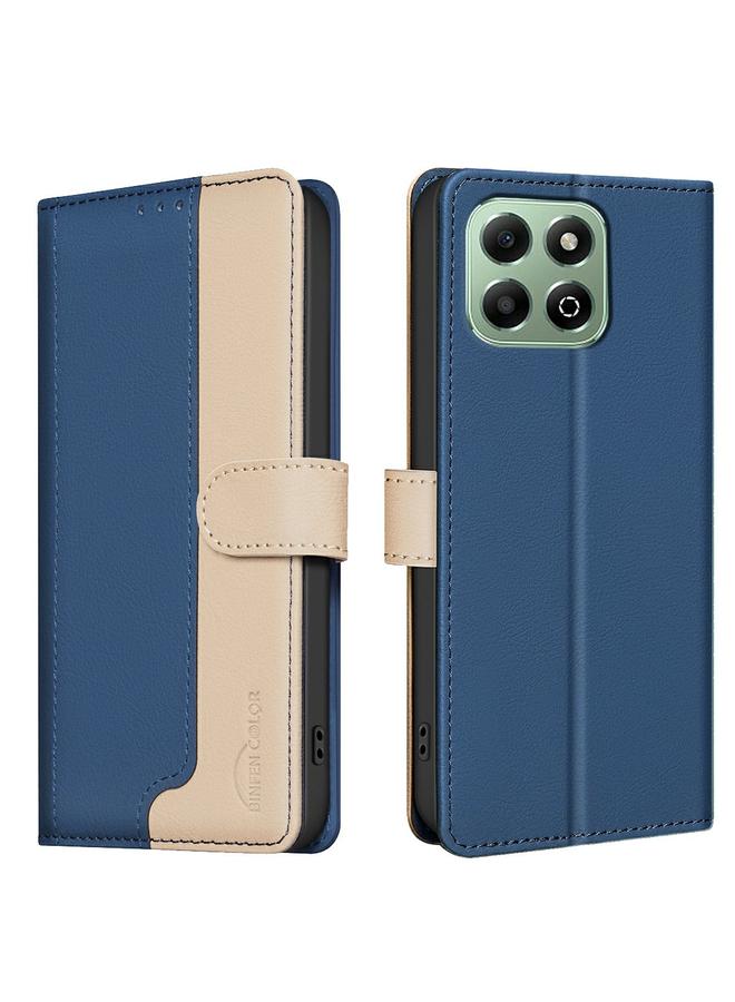 اس-توب جراب هاتف جلدي مضاد للسرقة بتقنية RFID متطابقة الألوان لهاتف Honor X6b - Image 1