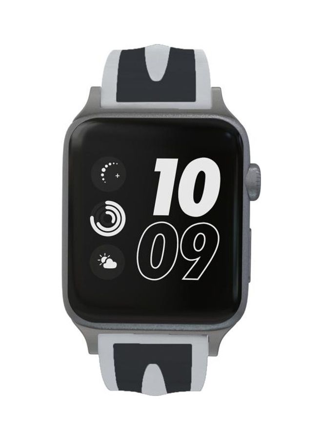 نيبمينينت سوار بديل لساعة أبل سيريس 3/2/1 مقاس 42/44 مم أزرق/ أبيض - Image 3