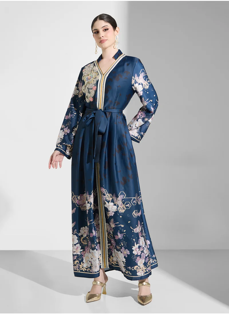 Khizana Floral Print Dress