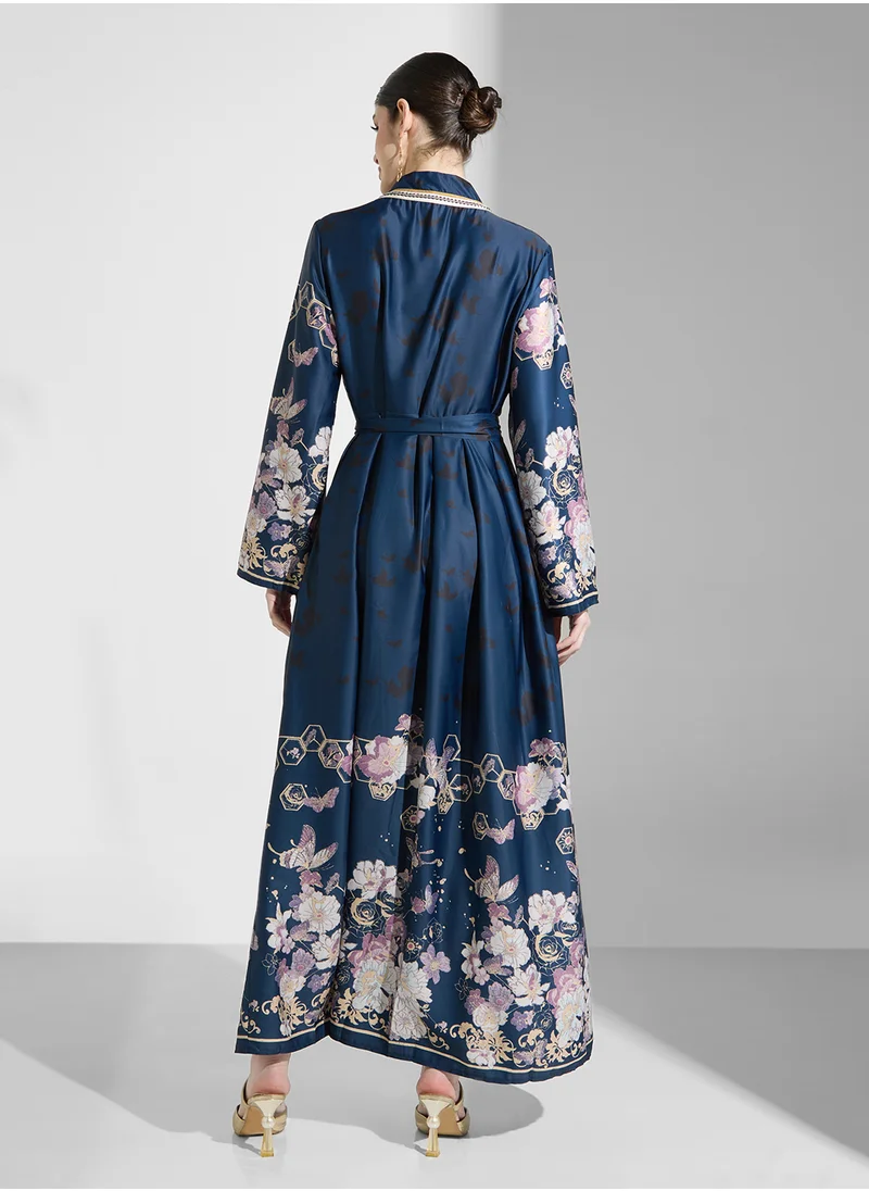 Khizana Floral Print Dress