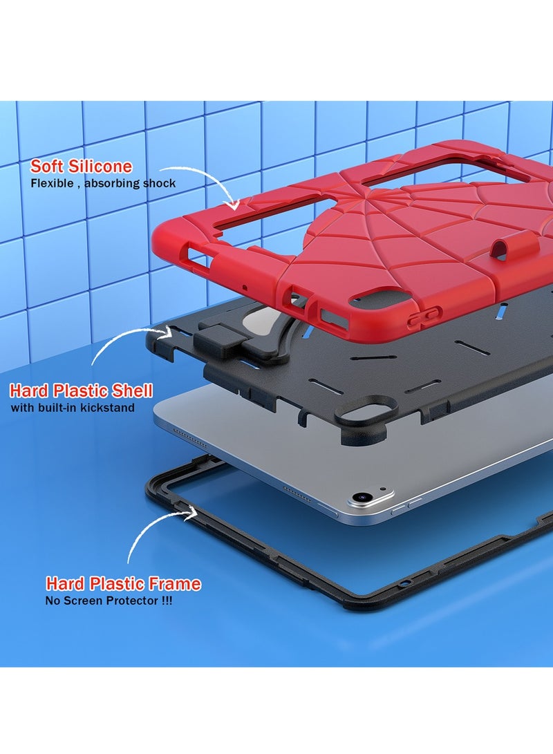 CuteCase for iPad 10th Generation 10.9 inch 2022/ iPad 11th Generation 11 inch 2025 for Kids  Shockproof Protective Cover with Pencil Holder Shoulder Strap Kickstand for Kids Children - Image 5