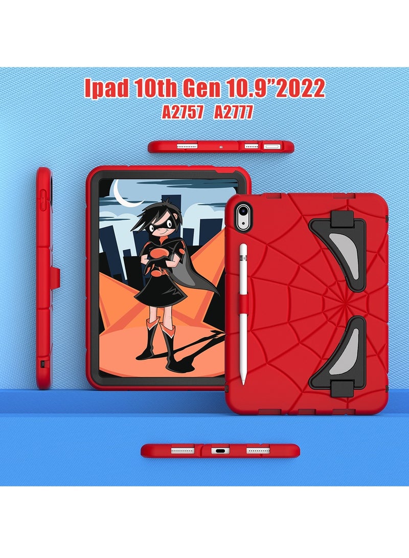 iPad 10th Generation 10.9 inch 2022/ iPad 11th Generation 11 inch 2025 Case for Kids  Shockproof Protective Cover with Pencil Holder Shoulder Strap Kickstand for Kids Children - Image 5