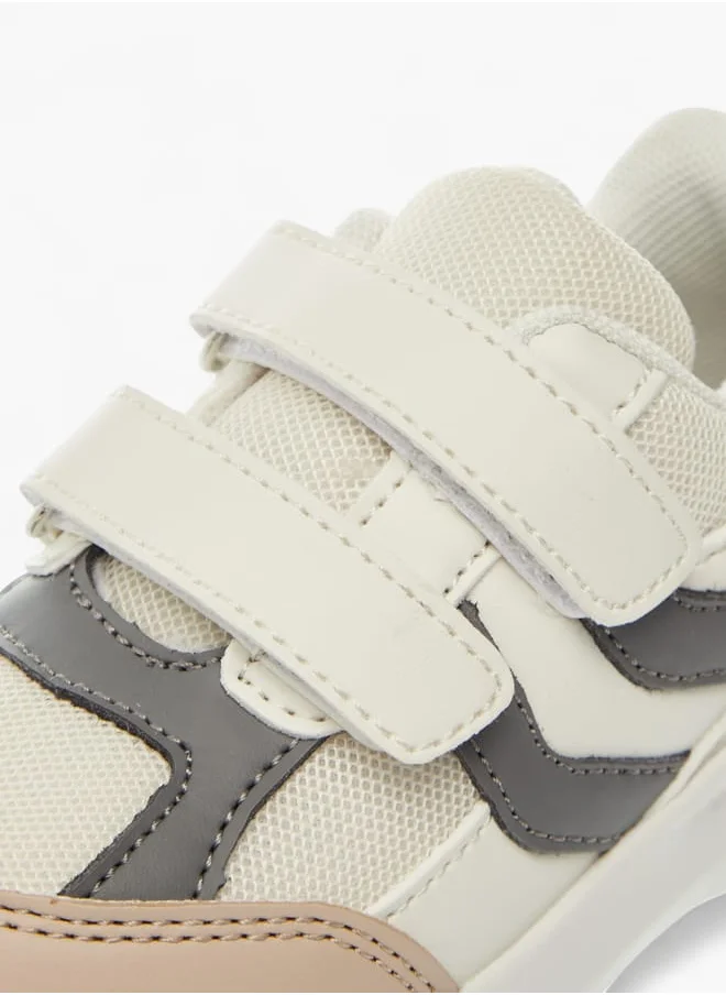 LBL by Shoexpress Boys Panelled Sneakers With Hook And Loop Closure