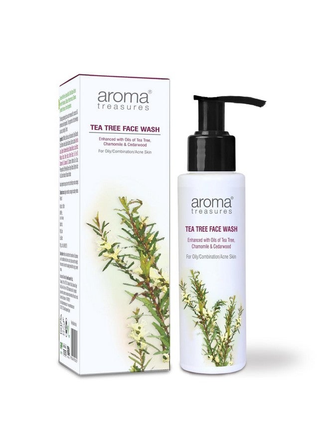 Aroma Treasures Tea Tree Face Wash Wash For Acne And Pimples | Oil Clear | Suitable For Oily & Acne Prone Skin - 100Ml - Image 1