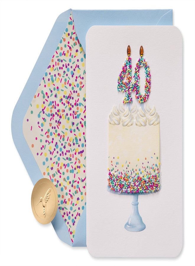 Papyrus 40th Birthday Card (Calls For Celebration) - Image 1