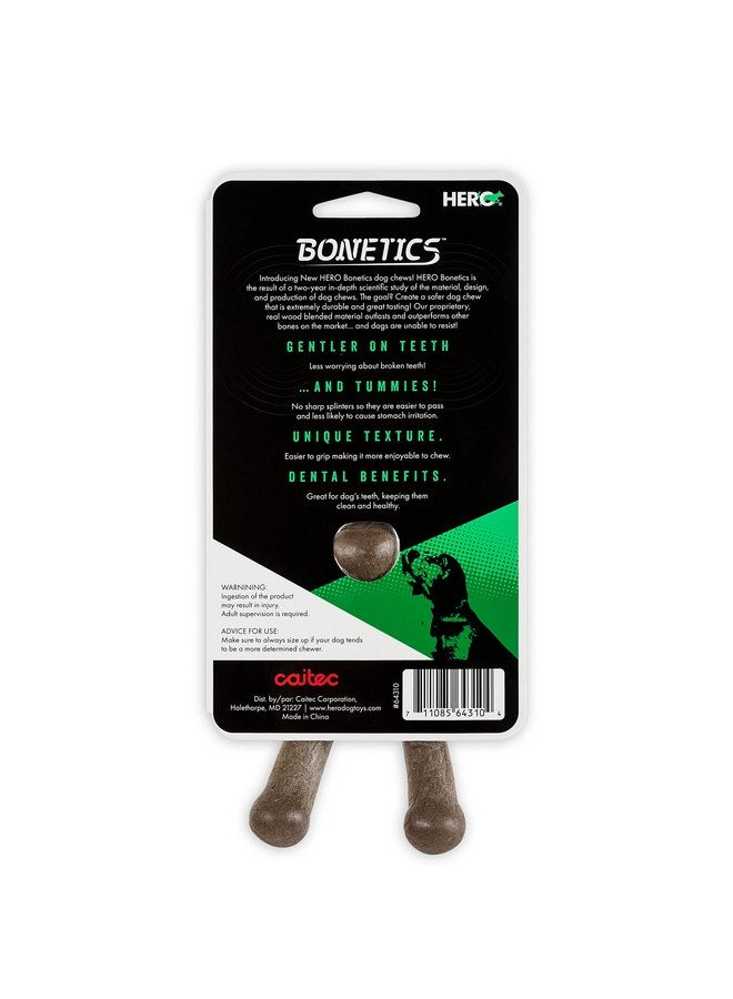 Hero | Bonetics Wishbone | Dog Bones | Puppy Bones | Designed for Medium Dogs Up to 45 lbs (Bacon Flavor) - Image 2